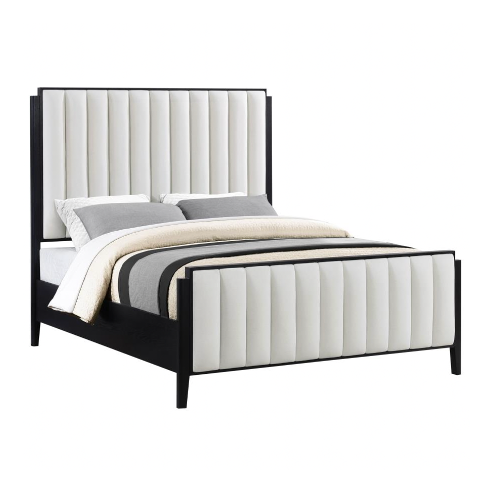 BROOKMEAD 60-inch Upholstered Queen Bed Black