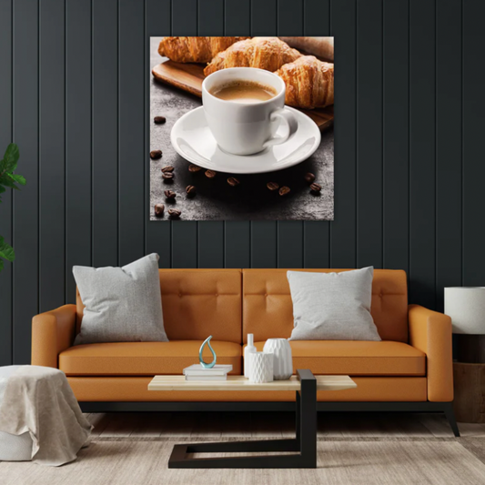 GRETA Kitchen Coffee Glass Wall Art