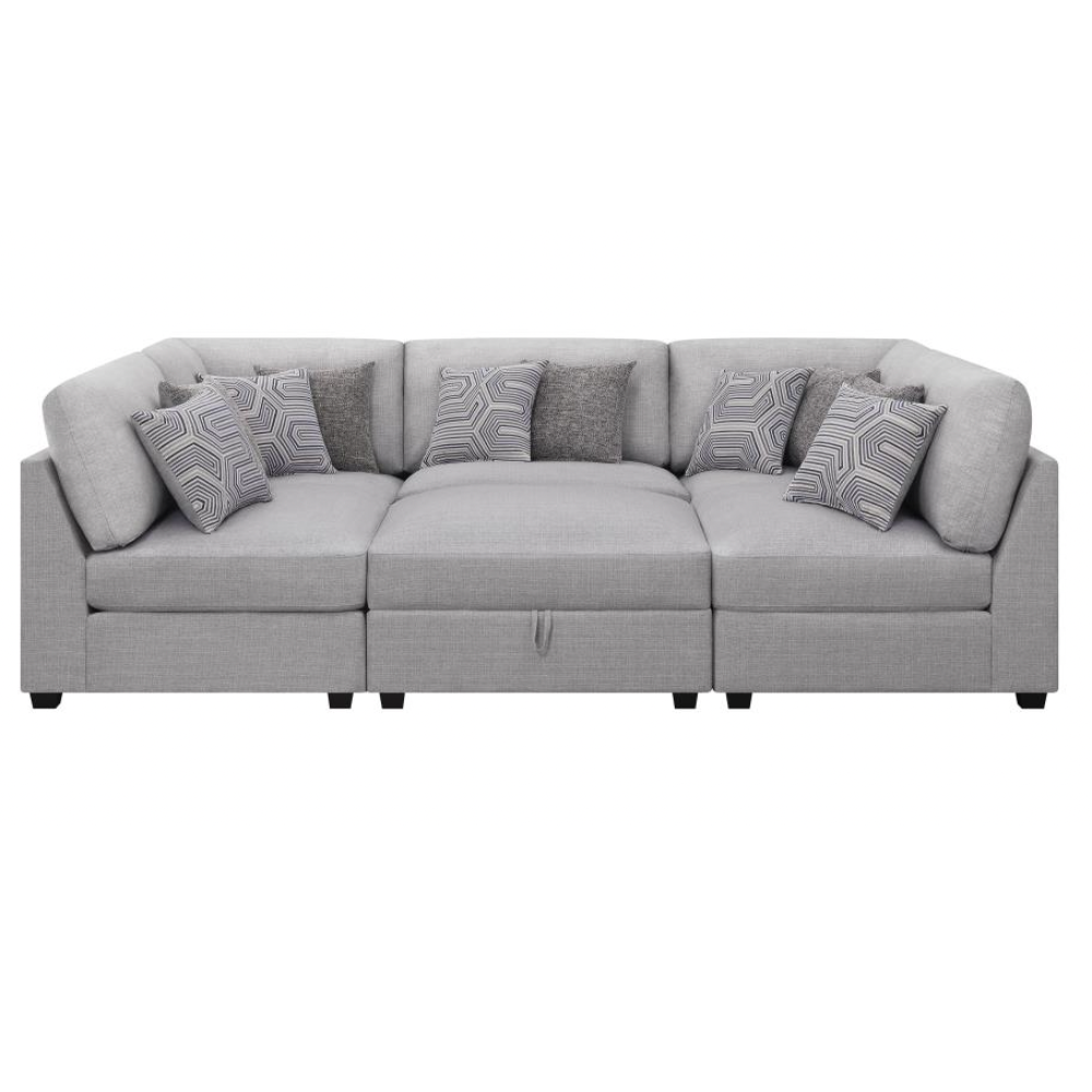 CAMBRIA 6-piece Upholstered Modular Sectional Sofa