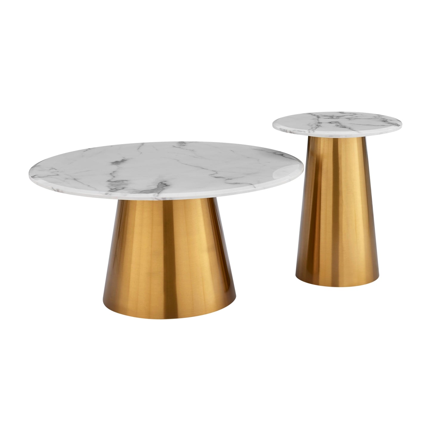 AXEL Gilded Opulence Coffee Table Set