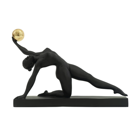 ZURI Sports Woman Black Sculpture