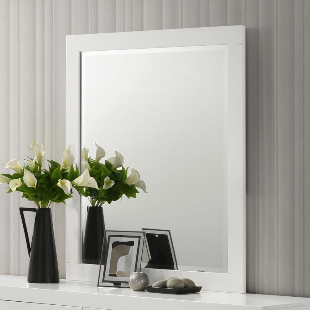 JESSICA Dresser Mirror Cream White