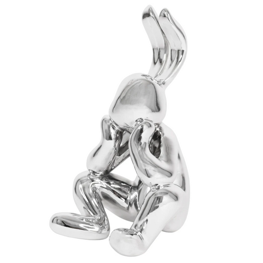 JAXON Sitting Chrome Bunny