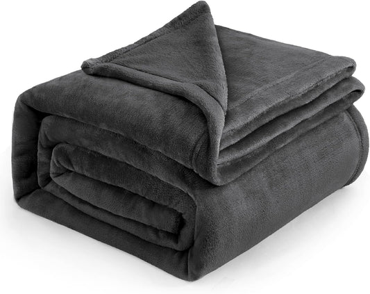 RISA Soft Fleece Blanket Charcoal