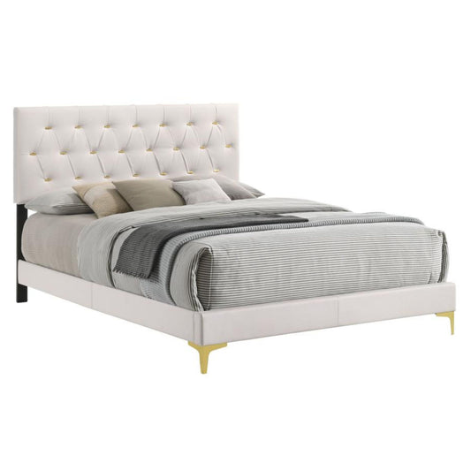 KENDALL Tufted Upholstered Panel Eastern King Bed