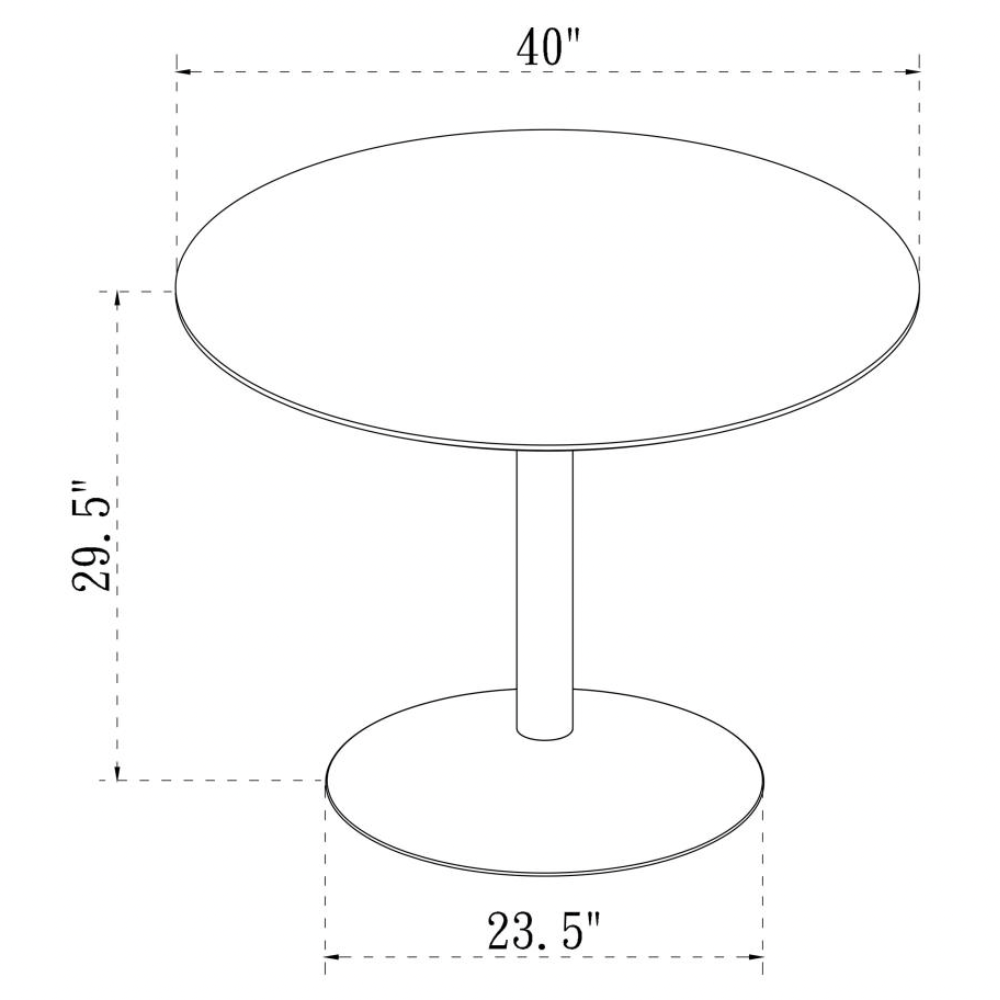 LOWRY 5-piece Round Dining Table Set