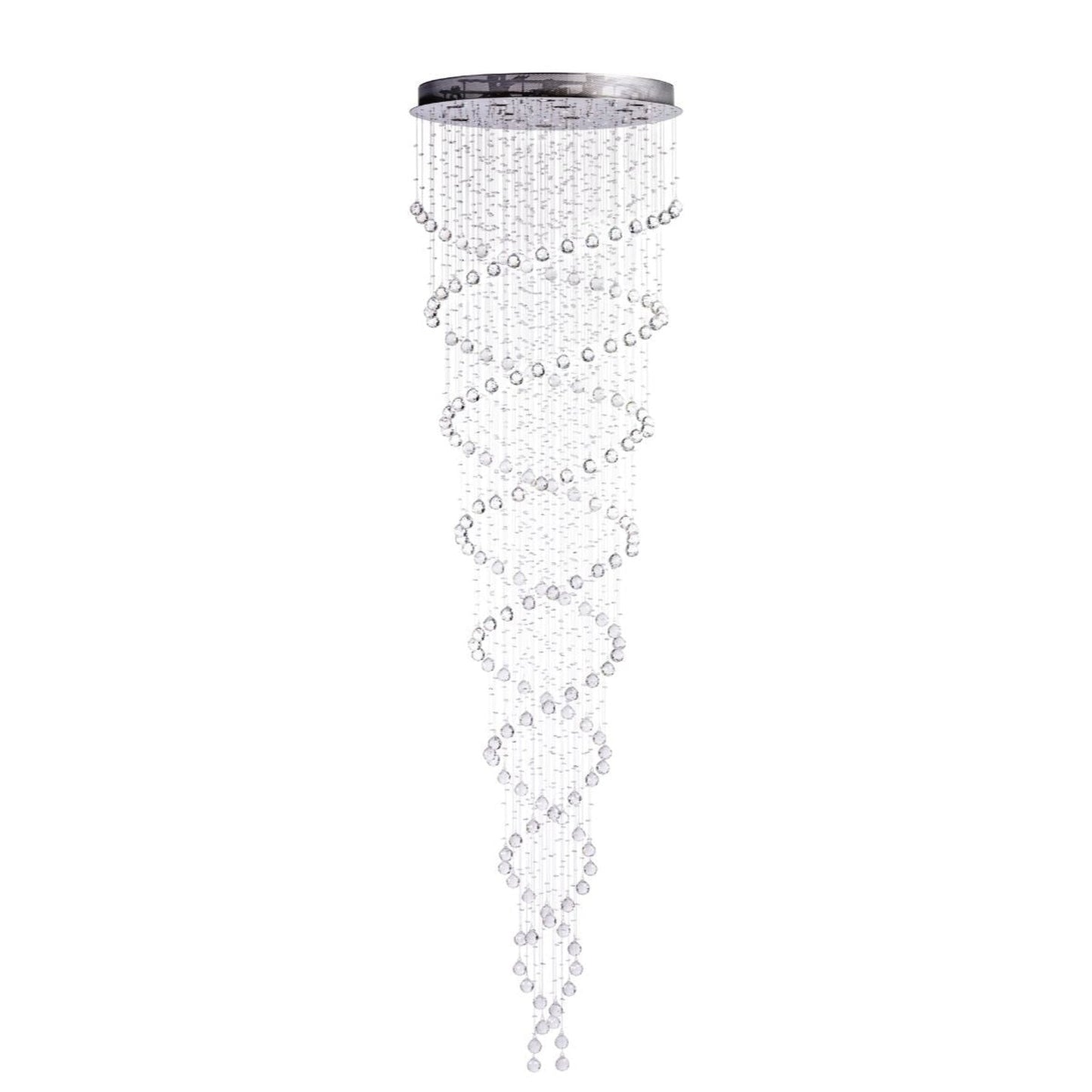 AESTHER Crystal Chandelier Double Helix 12 Light