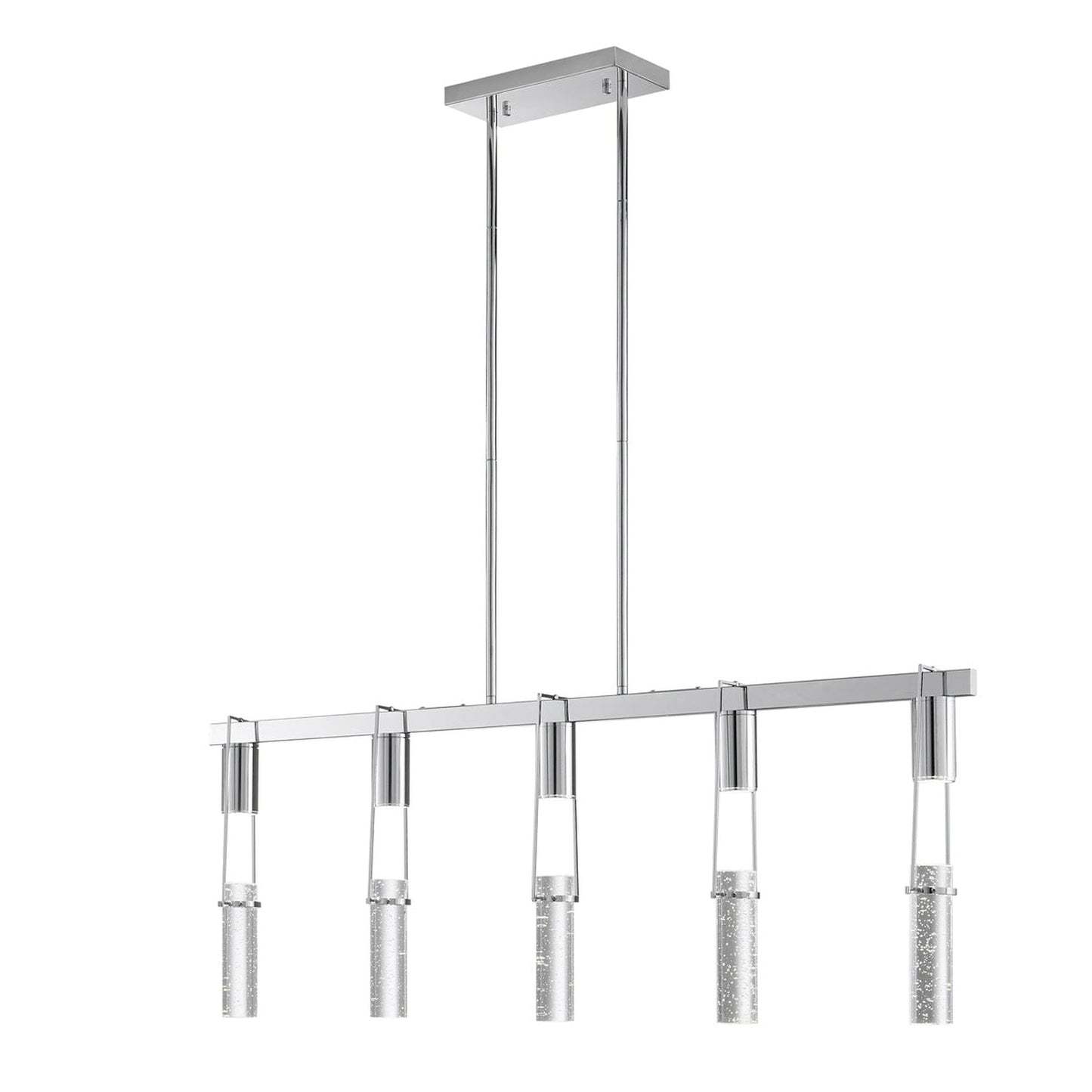 HARMONY 5 Light Chandelier Chrome