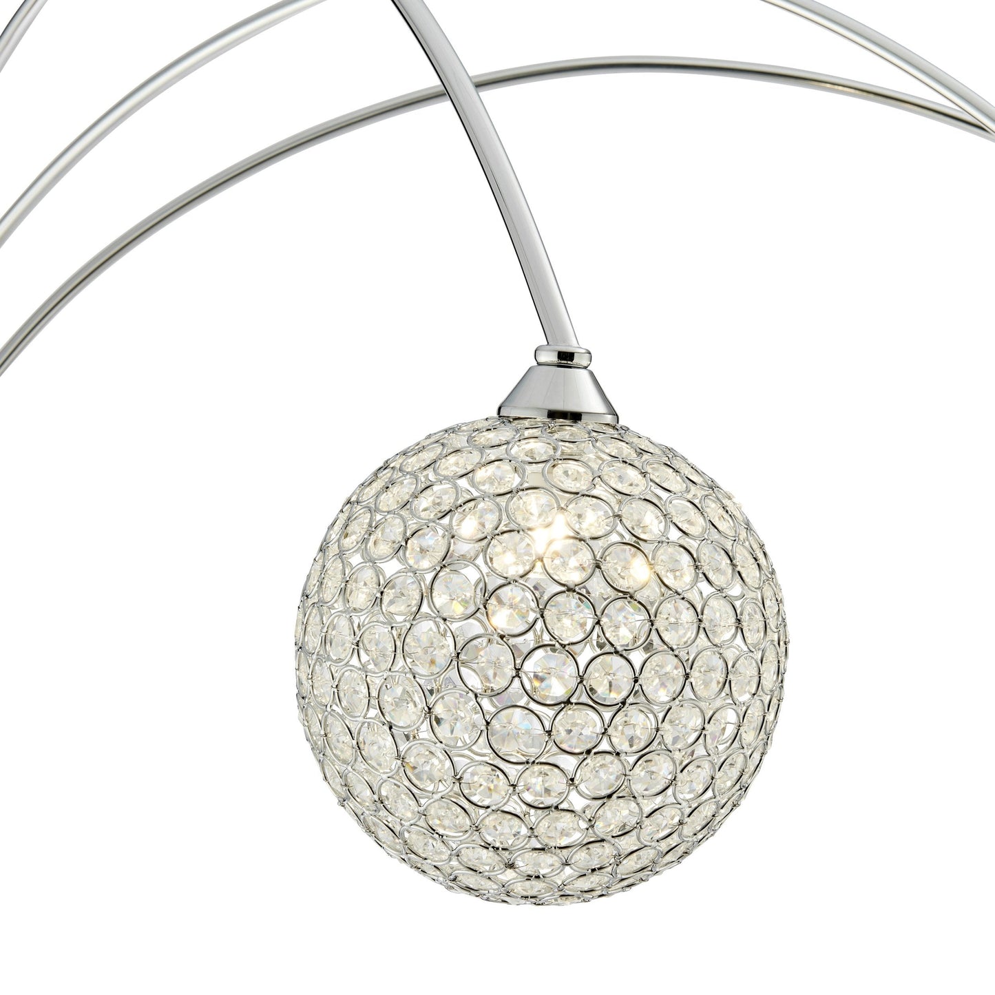 CHIMA Horizontal Crystal Spheres Floor Lamp
