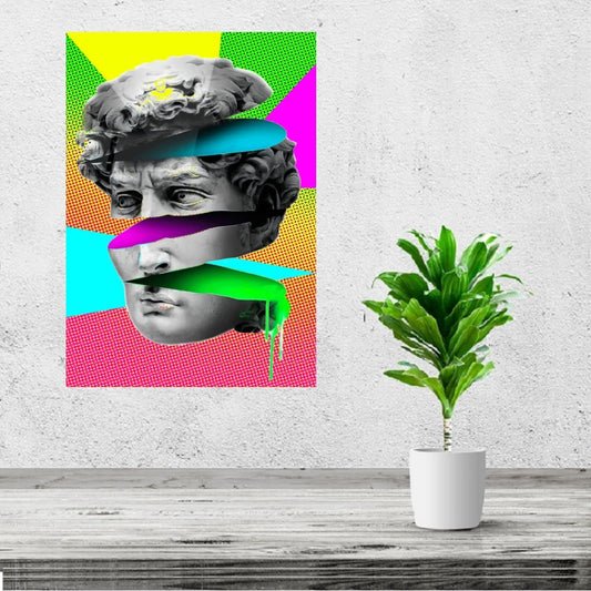 DAVID Sliced Michelangelo Modern Wall Art