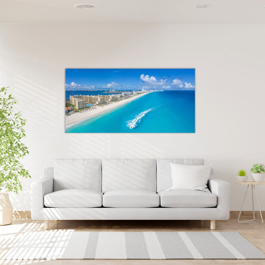 RIPPLE Cancun Landscape View Wall Art Print