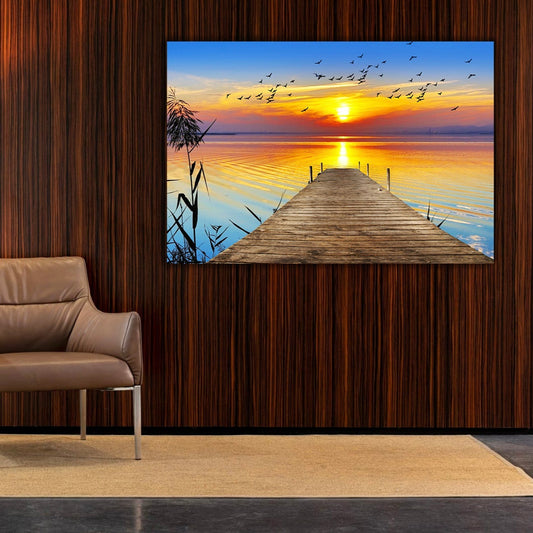 AURORA Radiant Dawn's Vibrant Modern Wall Art