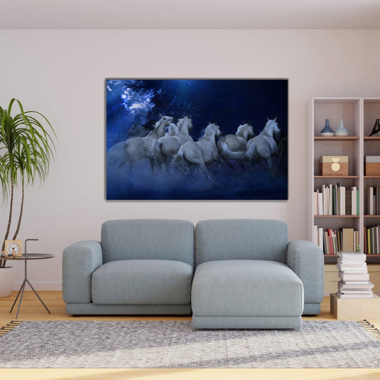 EQUINE Horse Running Modern Wall Art