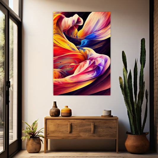 FLUID Bright Artistic Wall Art