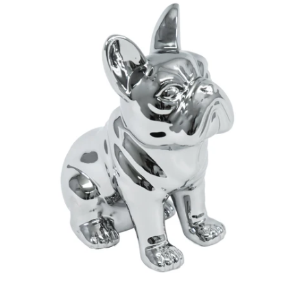 REESE Ceramic Bulldog Sculpture