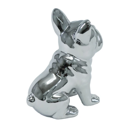 REESE Ceramic Bulldog Sculpture