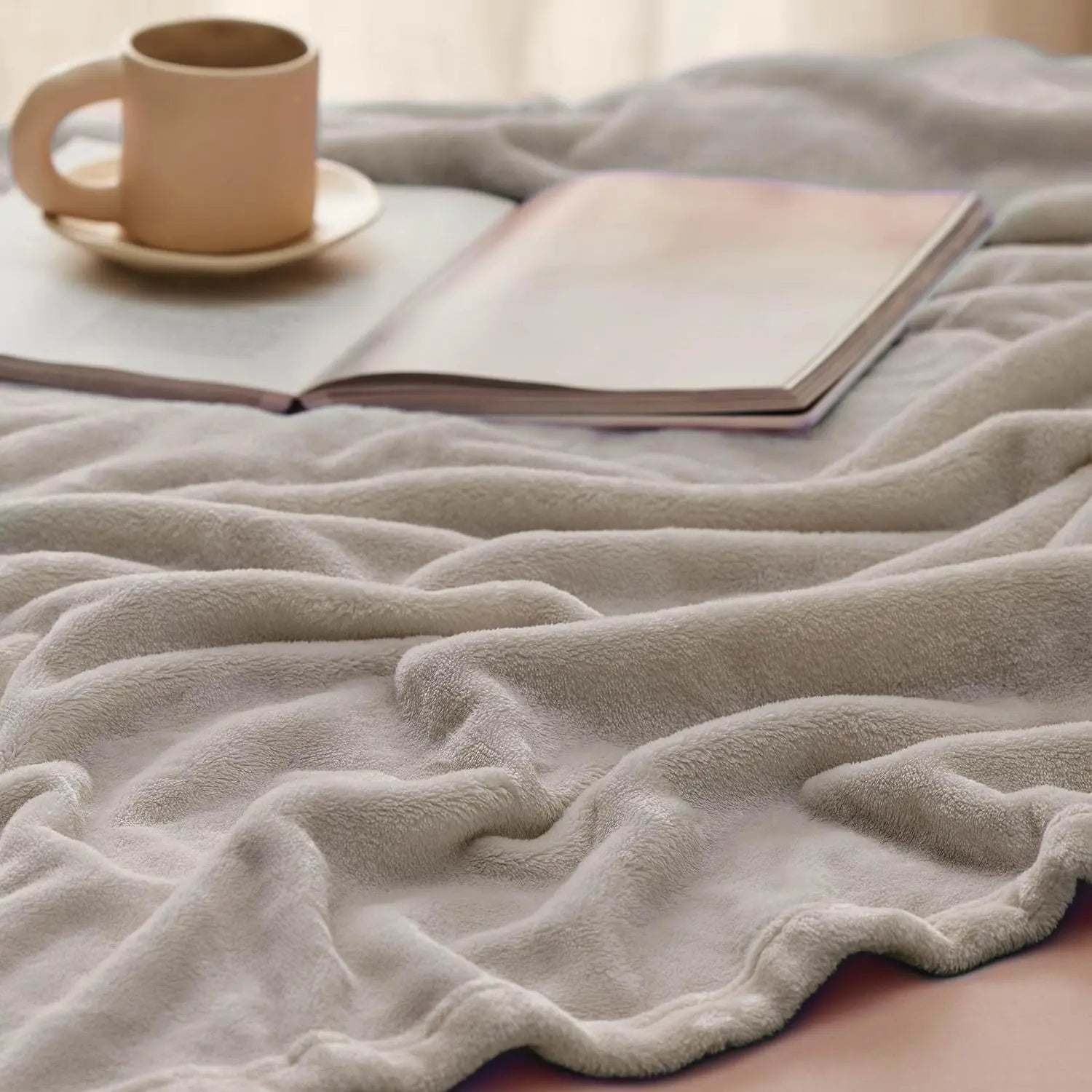 RISA Soft Fleece Blanket Oxford Tan