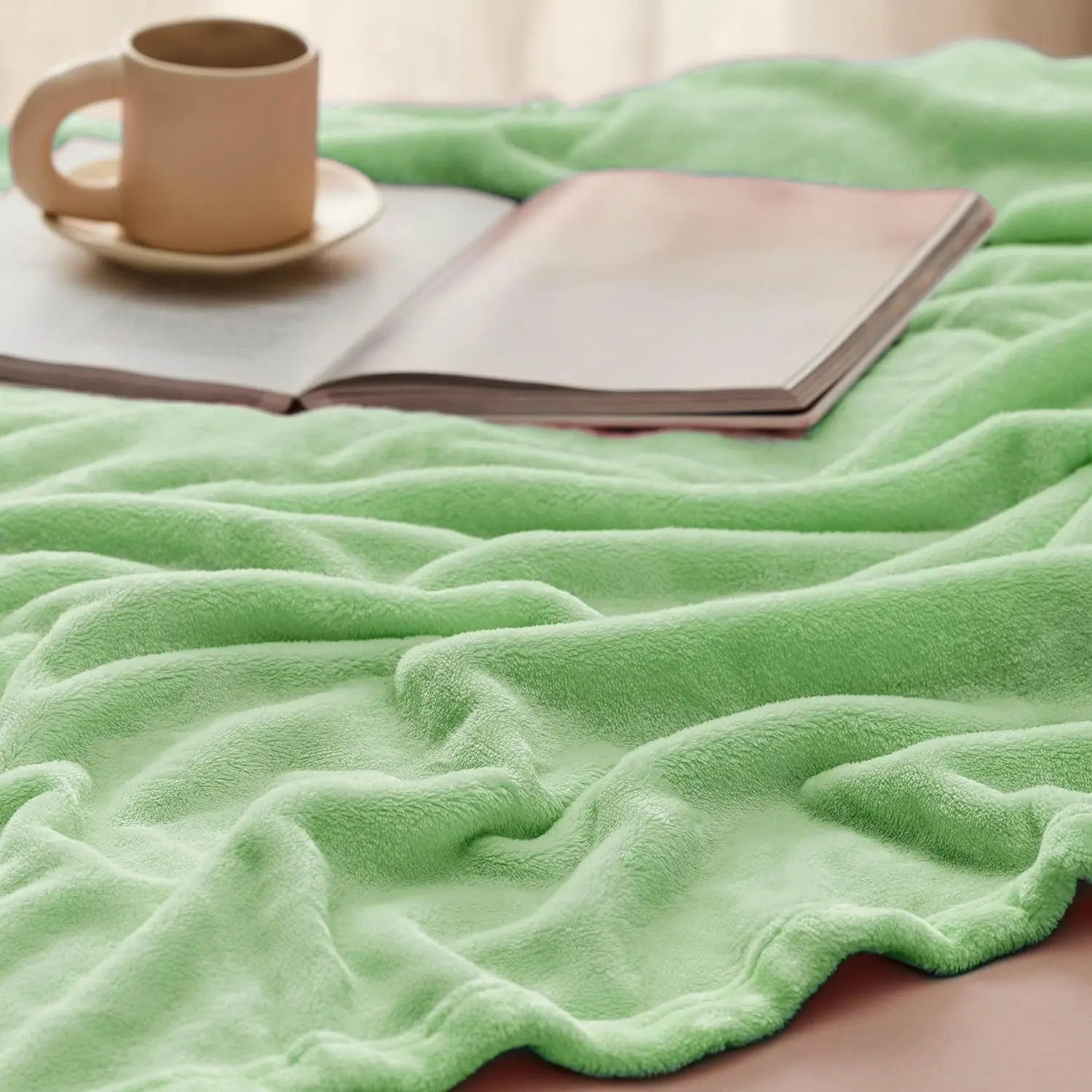 RISA Soft Fleece Blanket Mint