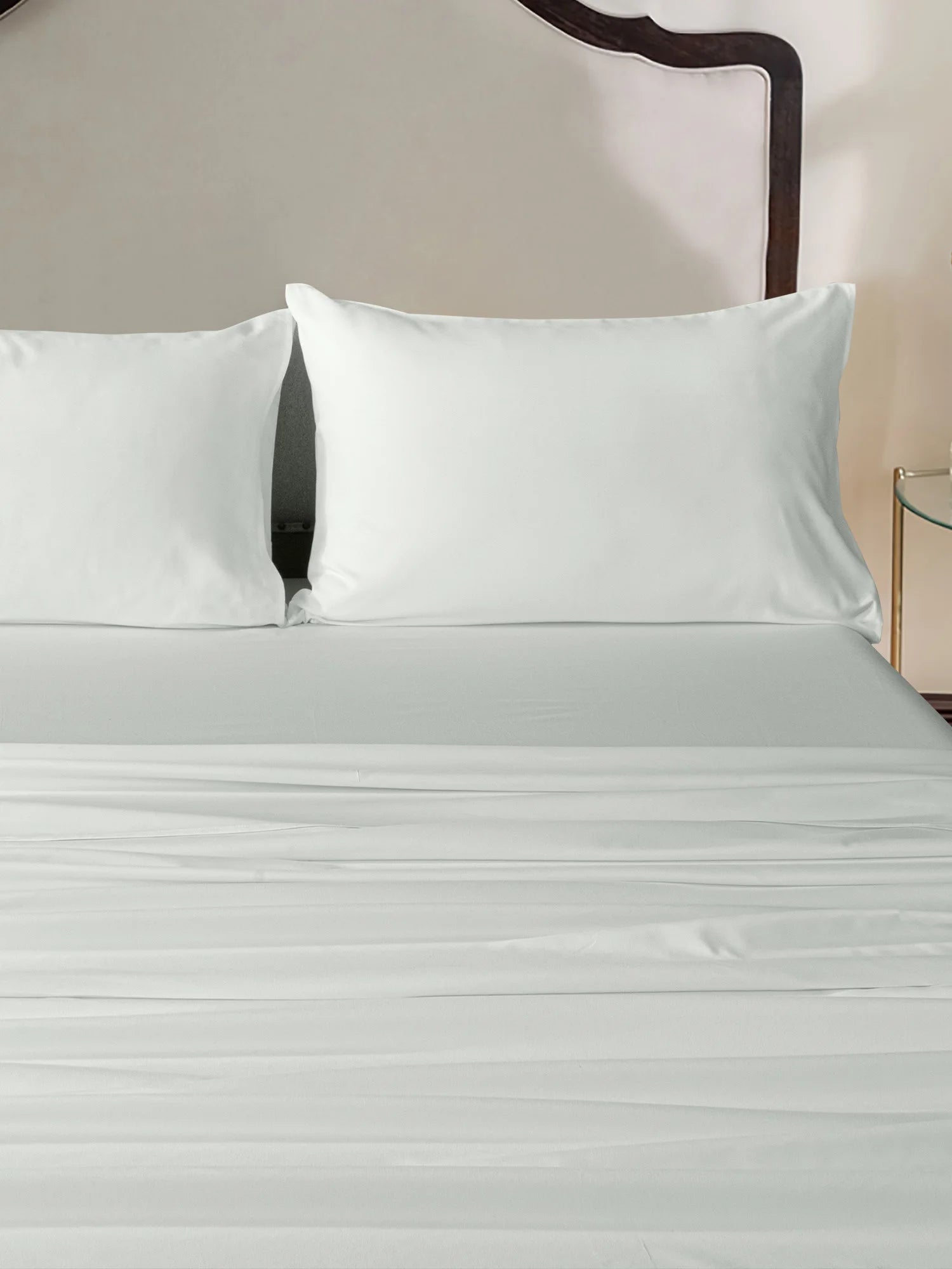 DEXON Microfiber Bed Sheet Set Light Grey