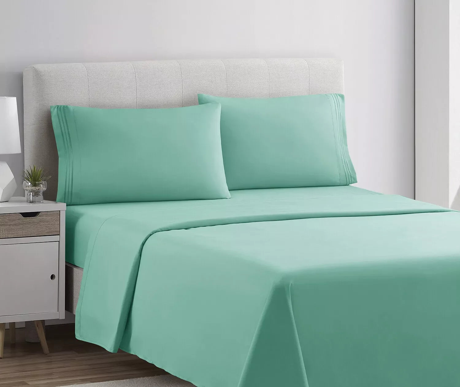 VETRA Ultra Soft Deep Pocket Bed Sheet Set Mint