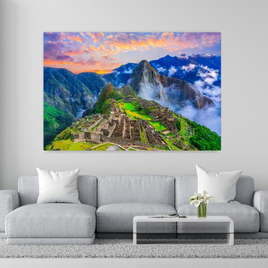 INCA Landscape Terraces Modern Wall Art