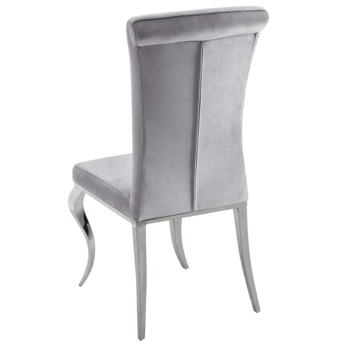 CARONE Upholstered Side Chairs Grey