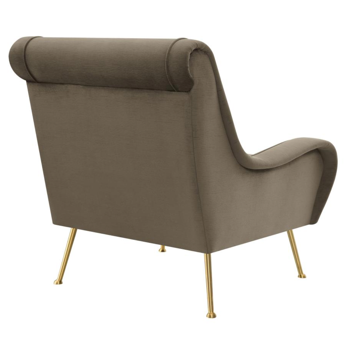 RICCI Upholstered Saddle Arms Accent Chair