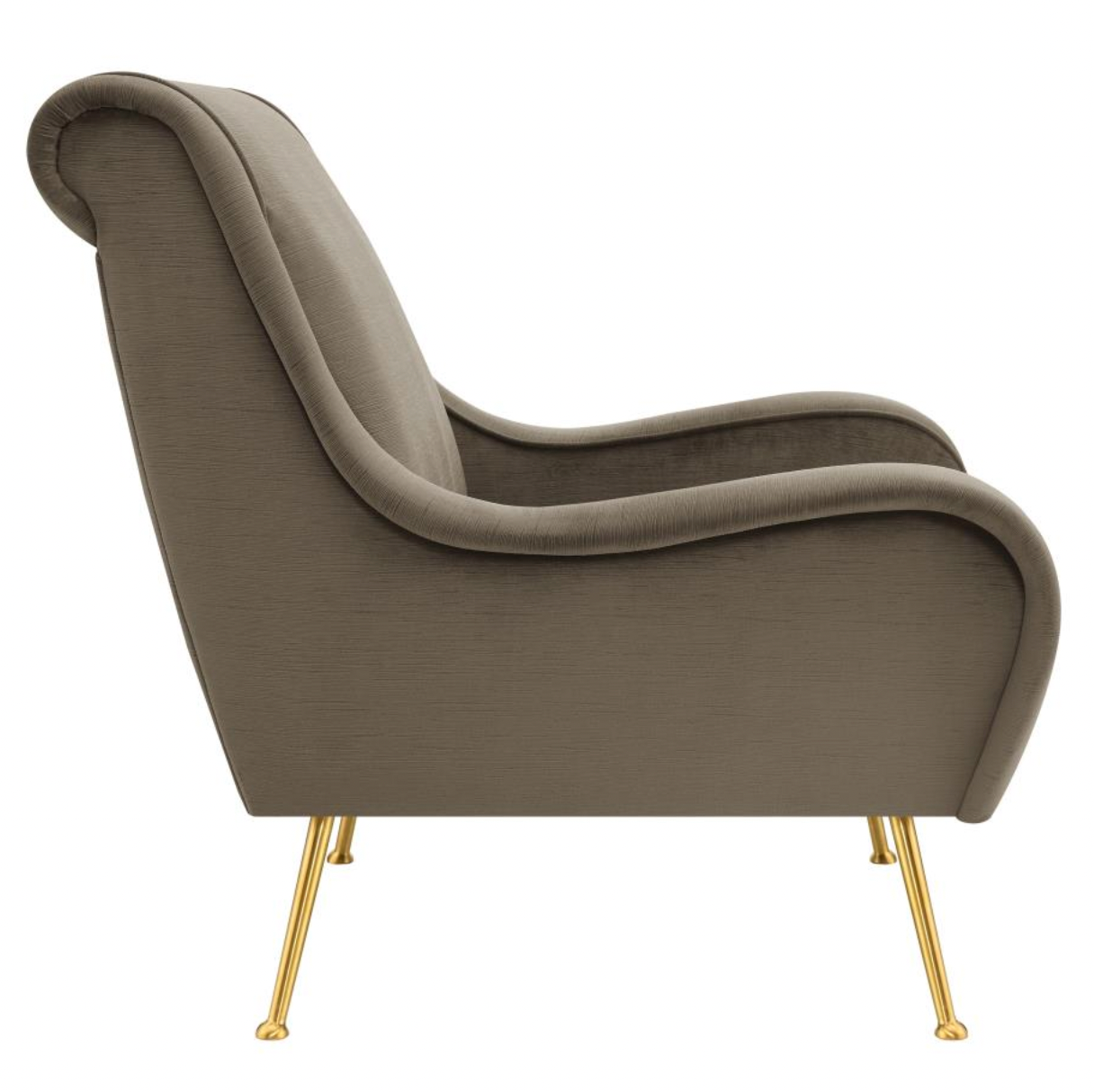 RICCI Upholstered Saddle Arms Accent Chair