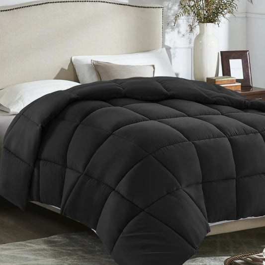 LOREN All Season Bedding Duvet Insert Black