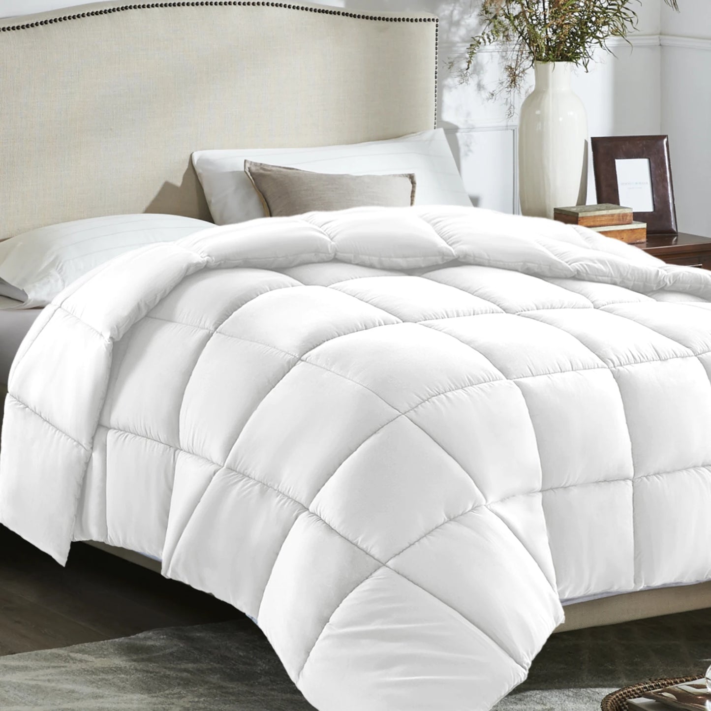 LOREN All Season Bedding Duvet Insert Cream