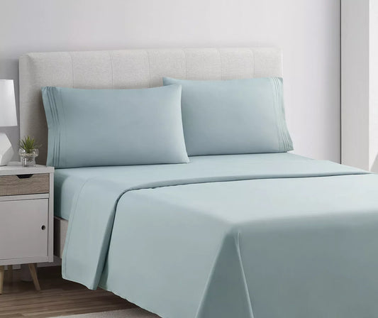 VETRA Ultra Soft Deep Pocket Bed Sheet Set Light Blue