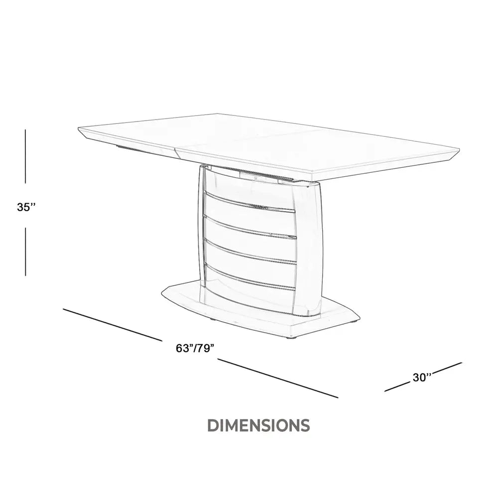 CARL Rectangular Dark Grey Dining Table with 4 Chairs Set