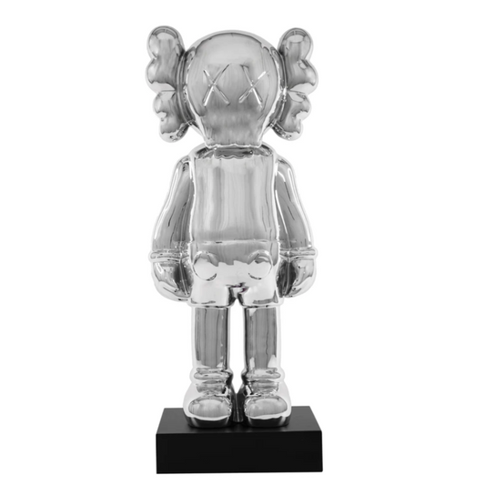 DEVIN Clown Standing Sculpture Silver