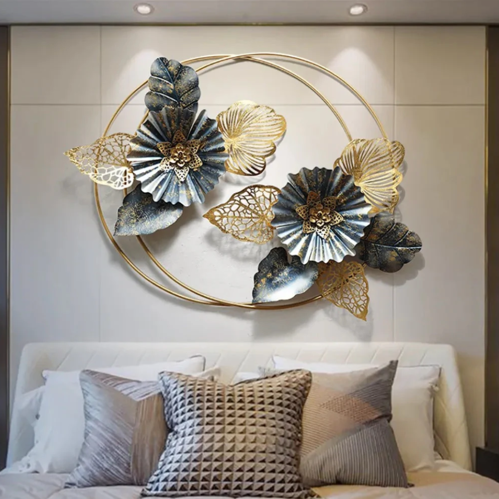 MALIN Double Circle Metal Wall Art