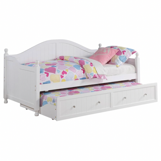 JULIEANN Wood Twin Daybed with Trundle