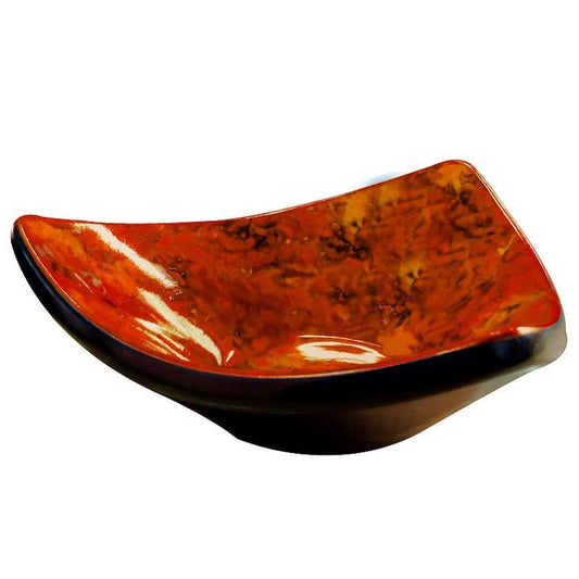 DAXTON Plate Mixed Orange Home Decor